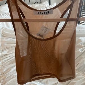 Paxton mesh crop top!
